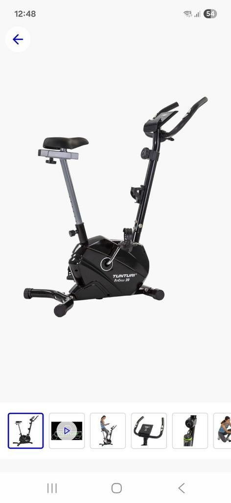 Hometrainer tunturi fitcycle20, Ophalen, Nieuw, Hometrainer