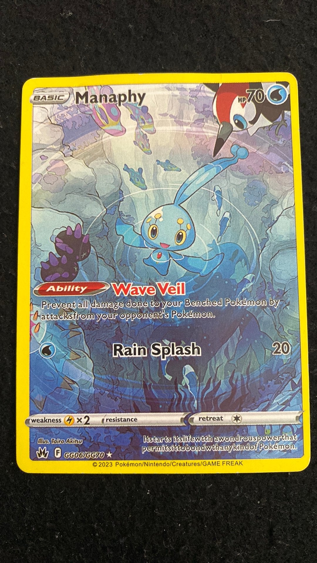 Manaphy GG06/GG70, Ophalen, Gebruikt