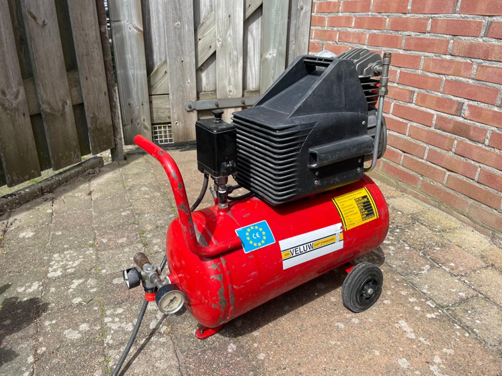 Mecha concorde compressor, Ophalen, 6 tot 10 bar, Zo goed als nieuw, Minder dan 200 liter/min