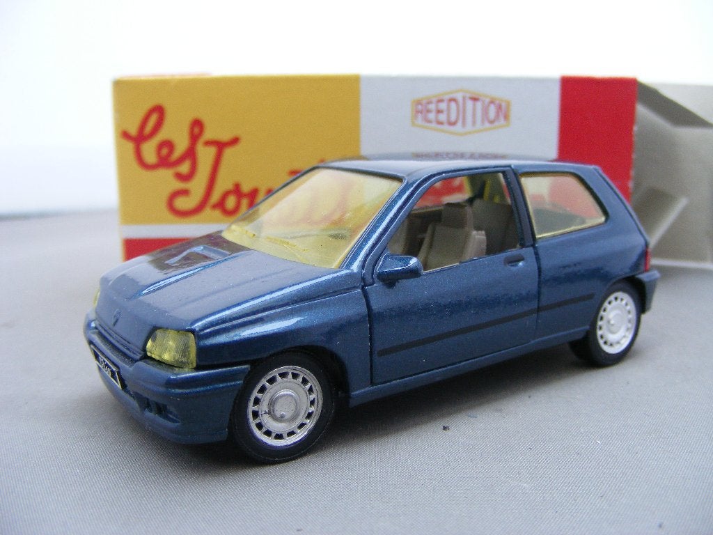 Renault Clio Solido 59  1/43 05/1990 blauw, Ophalen of Verzenden, Nieuw, Auto, Solido
