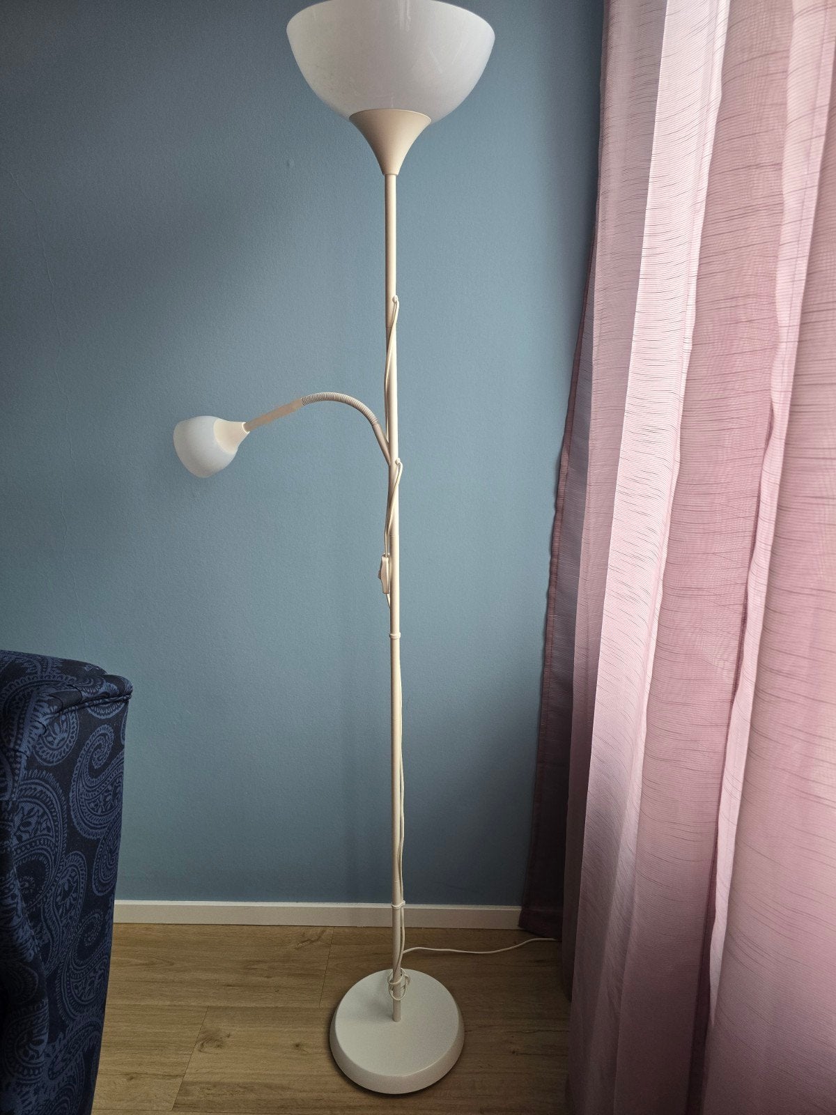 Ikea Tagarp Staande uplight/leeslamp, Huis en Inrichting, Lampen | Vloerlampen, Ophalen, Kunststof, 150 tot 200 cm