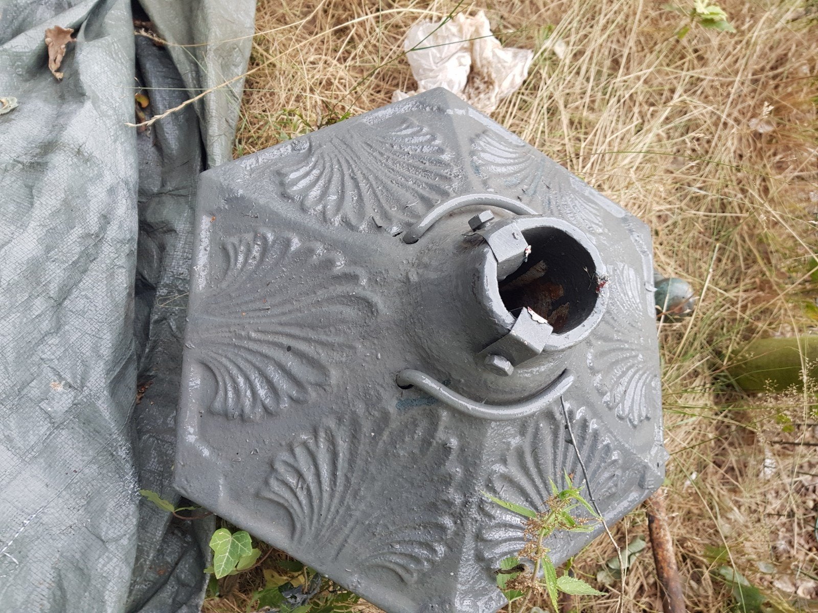 Parasolvoet graniet, Tuin en Terras, Ophalen of Verzenden, Minder dan 1 meter, Parasolvoet