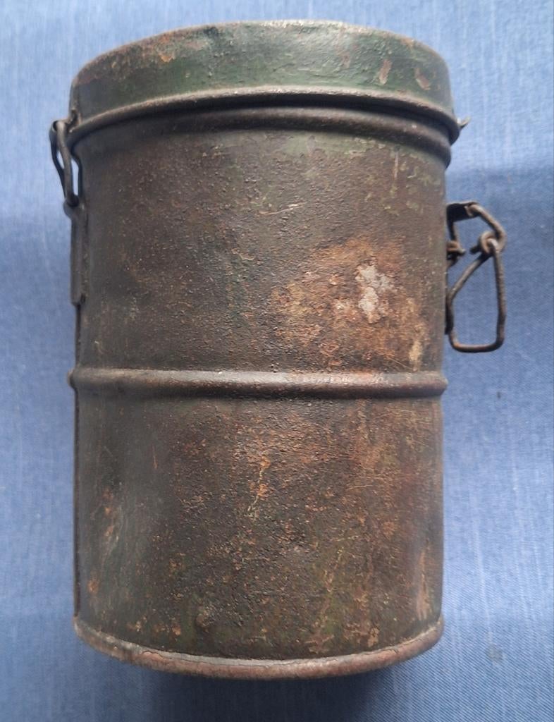 Duitse gasmasker bus EERSTE WERELDOORLOG 1914-1918., Ophalen of Verzenden, Landmacht, Duitsland