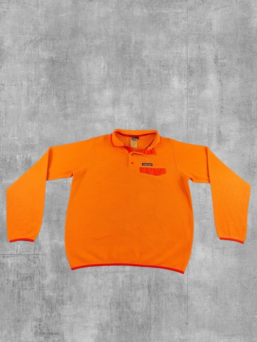 Patagonia trui oranje dames maat M sweater pullover gebreid, Verzenden, Zo goed als nieuw, Maat 38/40 (M), Oranje