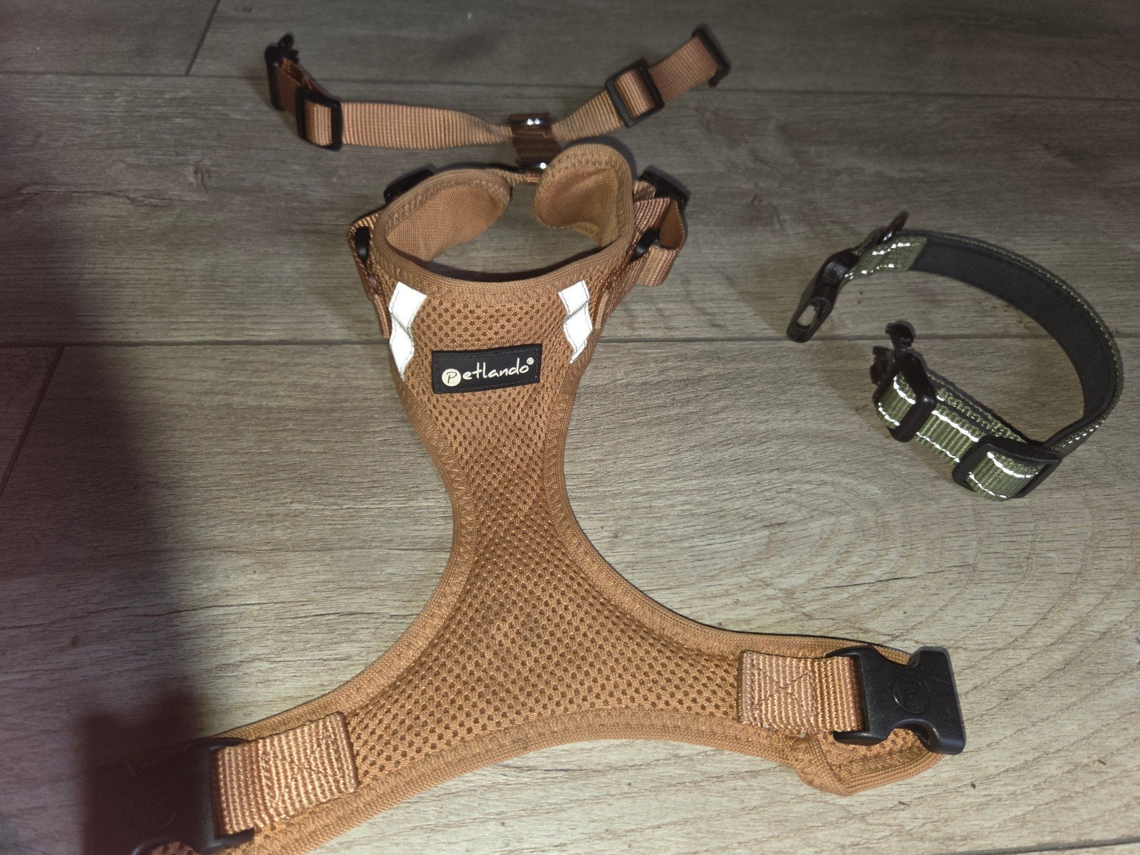 Halsband en tuigje kleine hond of pup, Ophalen of Verzenden, Zo goed als nieuw