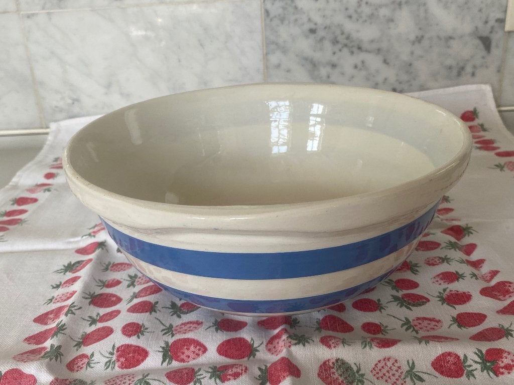 Cornishware schaal, Overige merken, Keramiek, Ophalen of Verzenden, Overige stijlen