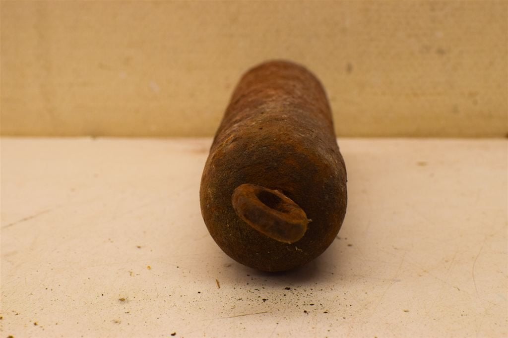 Antieke Gewicht van een klok met oogje 49450, Ophalen of Verzenden, Gebruikt, Wandklok