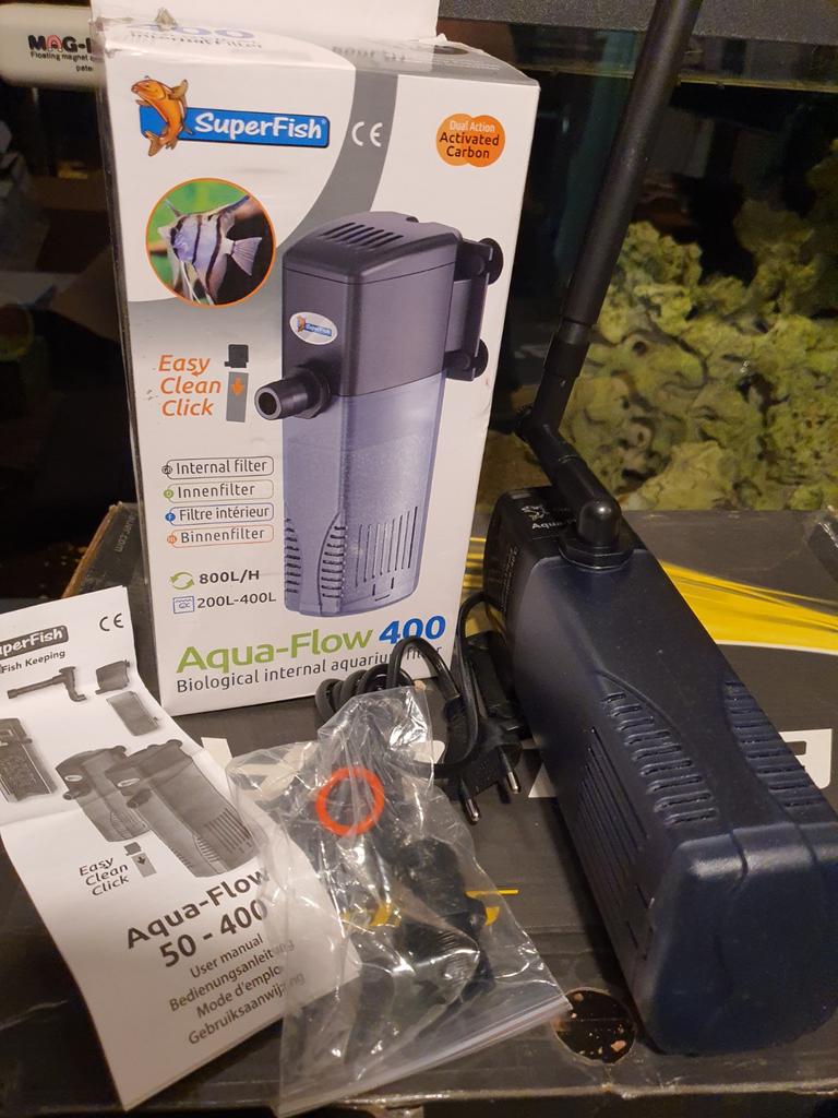Superfish Aquaflow 400. Intern aquarium filter., Dieren en Toebehoren, Ophalen of Verzenden, Nieuw