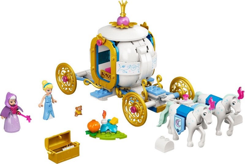 Lego Disney  princess 43192 Assepoesters koninklijke koets, Lego, Ophalen of Verzenden, Zo goed als nieuw, Disney