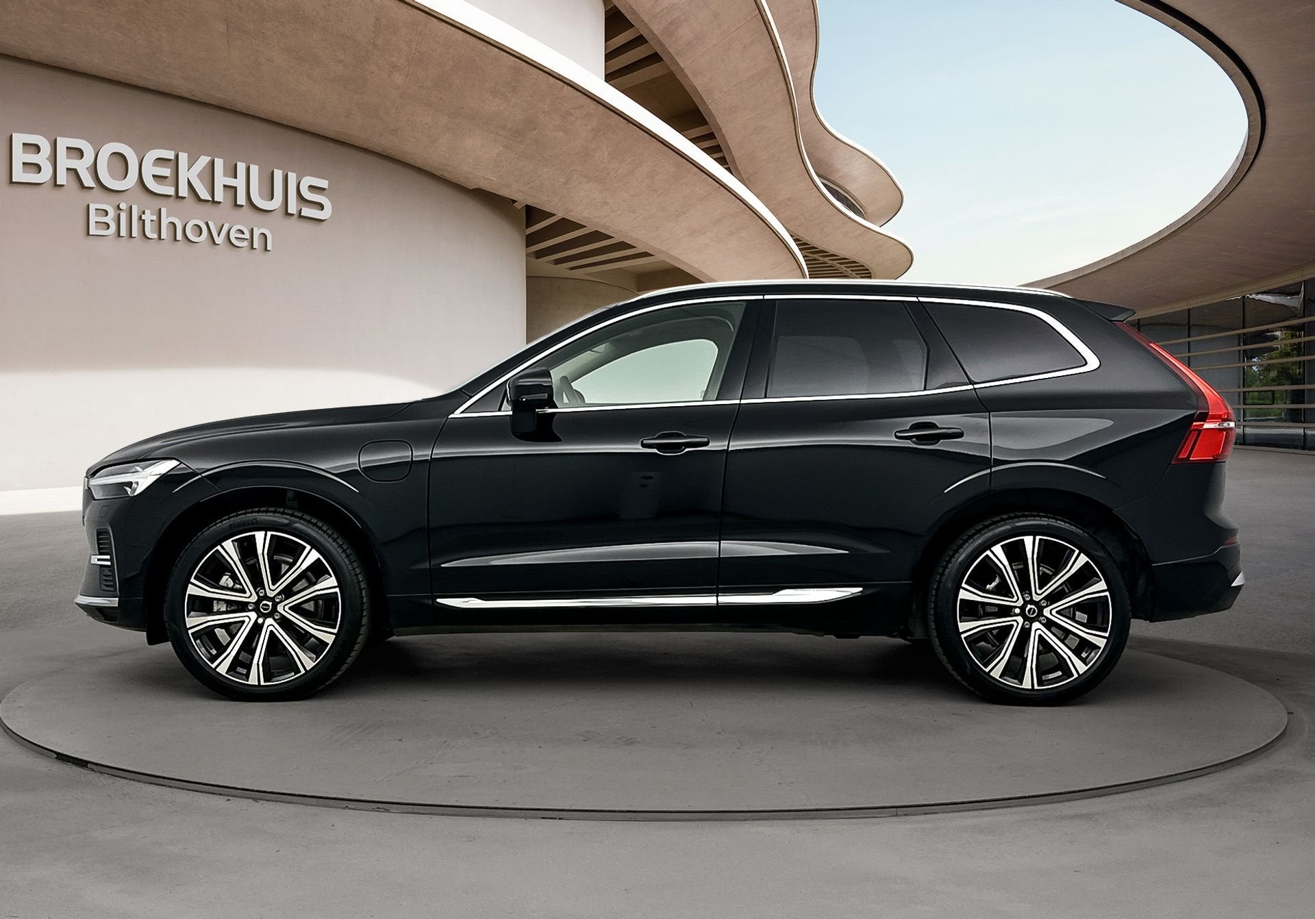 Volvo XC60 T6 Plug-in hybrid Plus Bright, Auto's, 12 maanden, 4 cilinders, Zwart, XC60