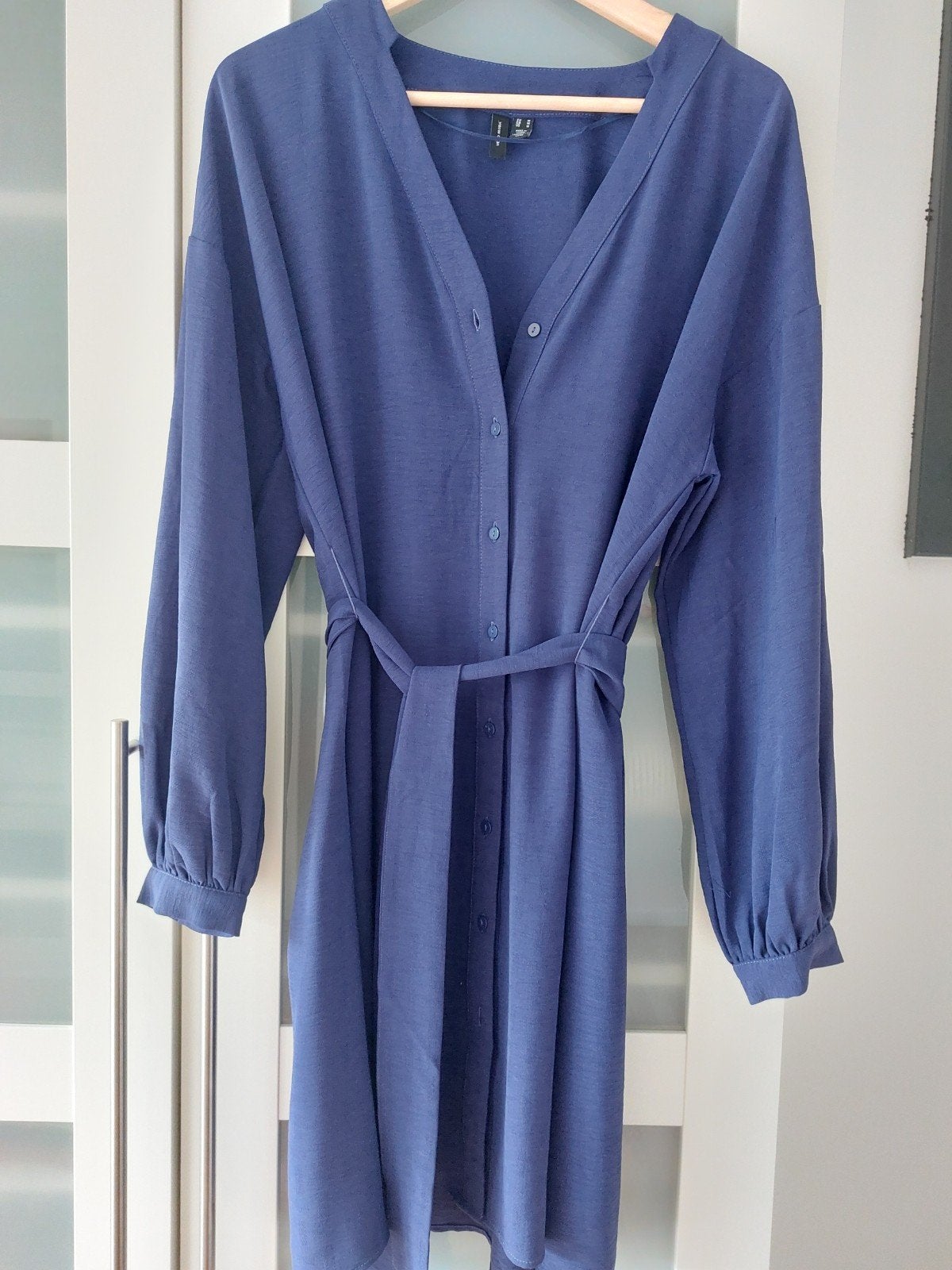 Vero Moda jurk met ceintuur, Maat 38/40 (M), Vero Moda, Paars, Ophalen of Verzenden