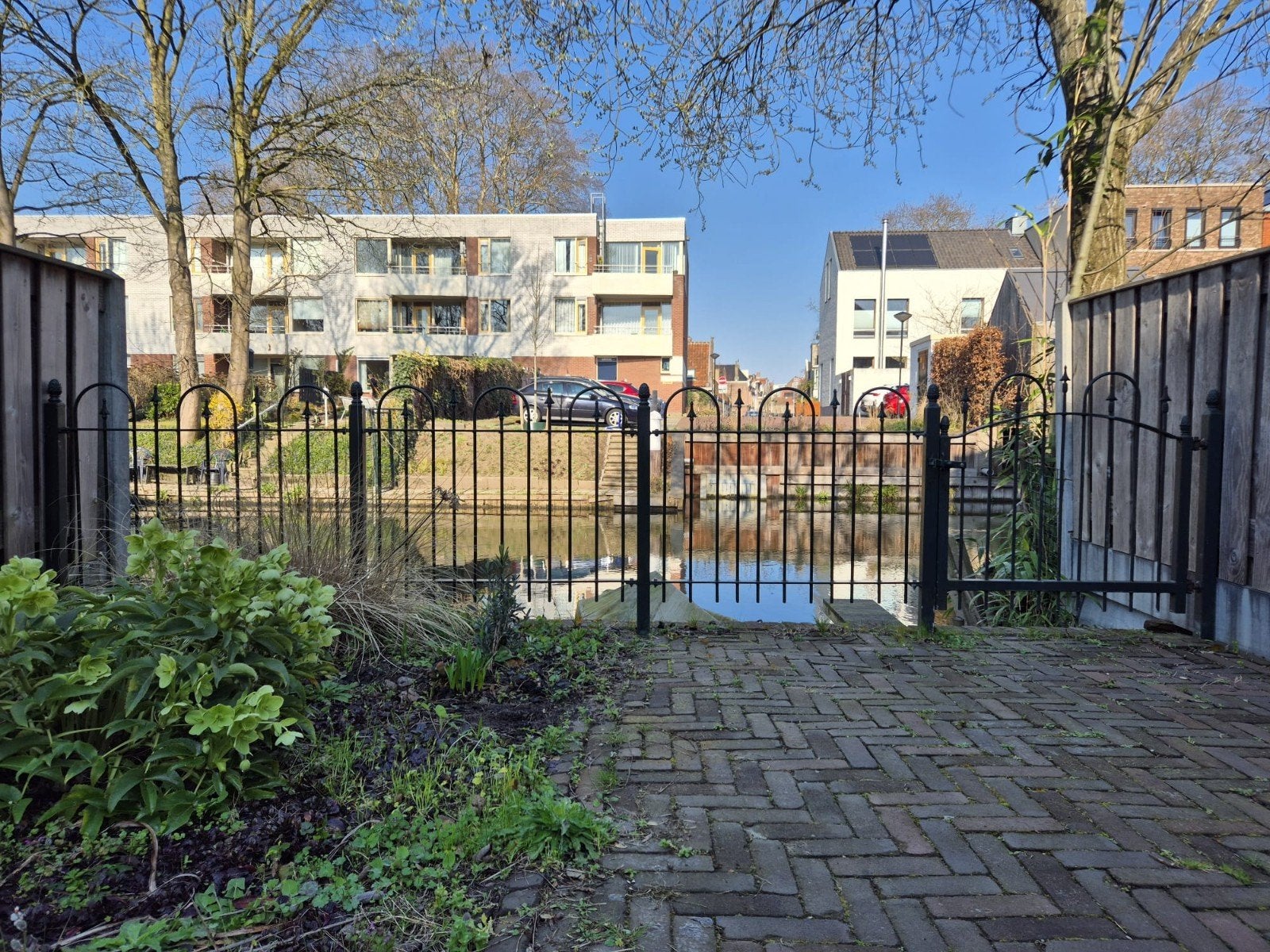 Hekwerk- 4 delen inclusief deur., Ophalen, Gebruikt, IJzer
