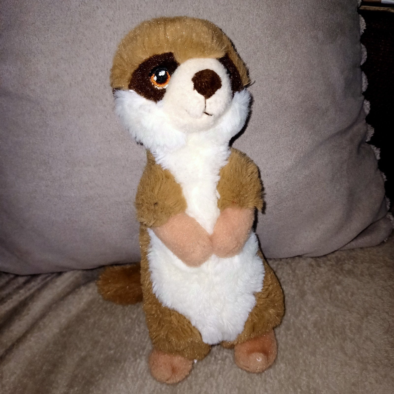 Keeltoys, keeleco, stokstaartje., Overige merken, Ophalen of Verzenden, Zo goed als nieuw, Bruin