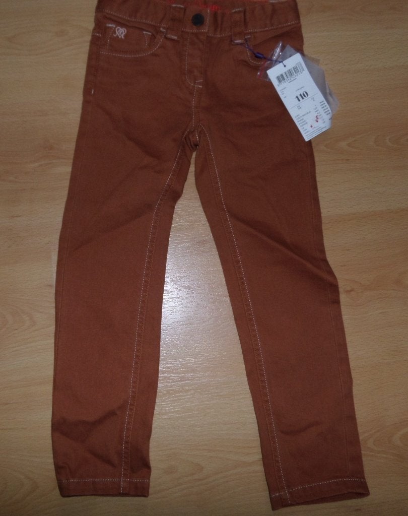 NIEUW: Roestbruine katoenen Mexx pantalon maat 110, Ophalen of Verzenden, Nieuw, Meisje, Jurk of Rok