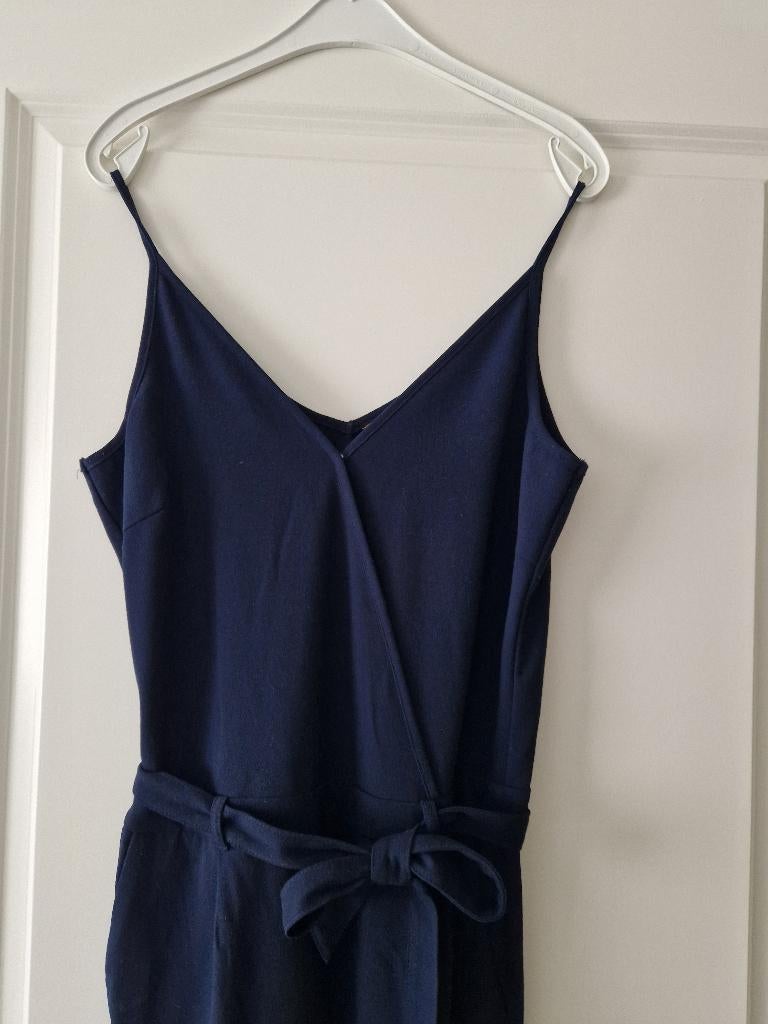 King Louie jumpsuit, donker blauw, maat 38, Kleding | Dames, Jumpsuits, Maat 38/40 (M), Blauw, Ophalen of Verzenden, Zo goed als nieuw