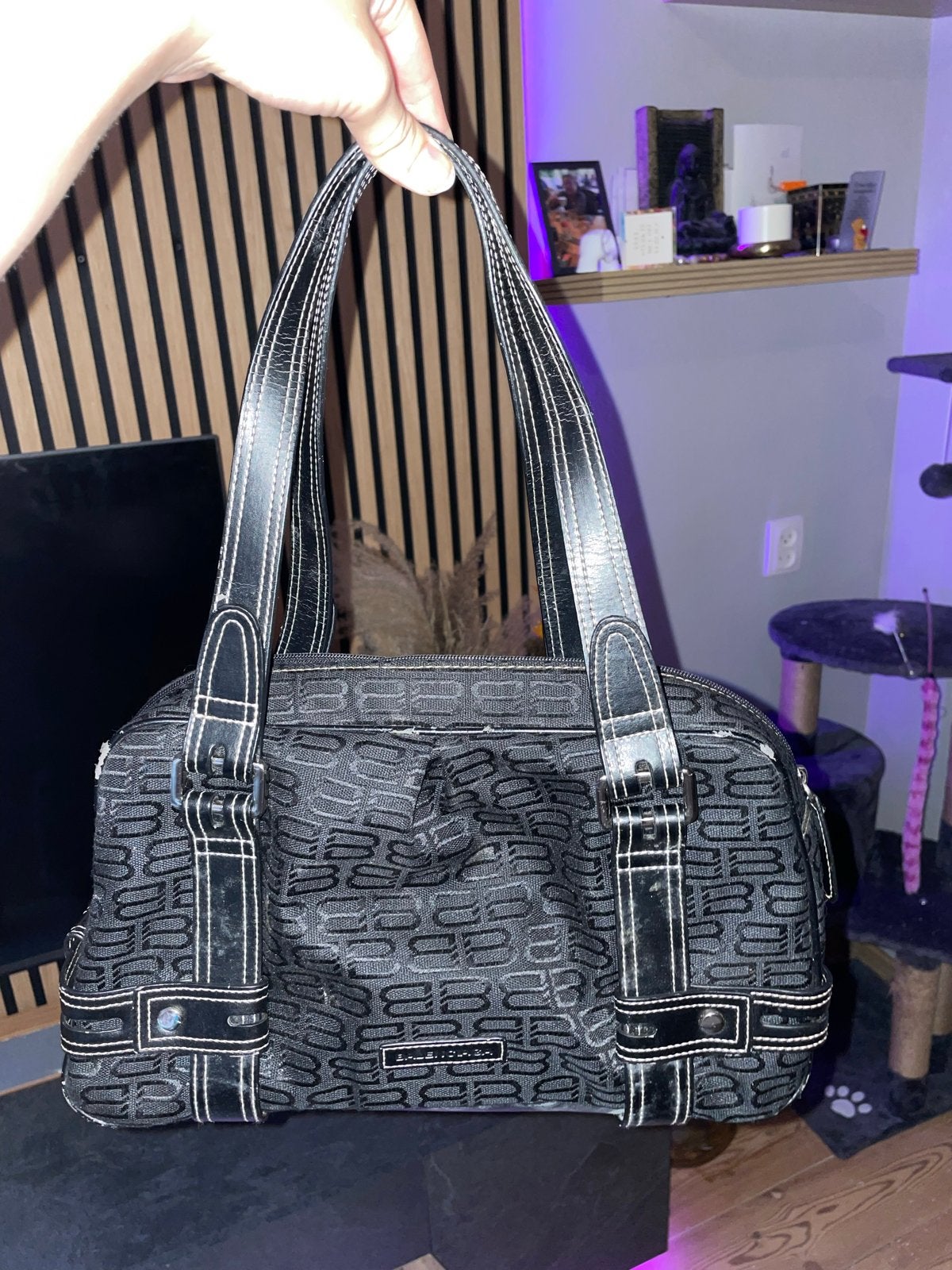 Originele Balenciaga tas met bijpassende portemonnee, Sieraden, Tassen en Uiterlijk, Ophalen of Verzenden, Gebruikt, Zwart, Handtas