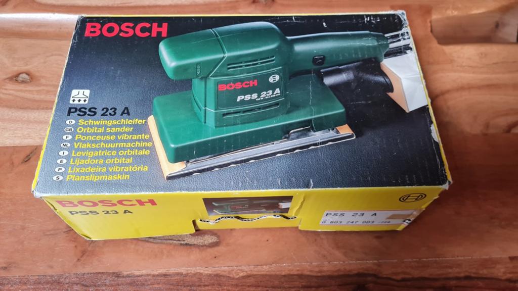 Bosch vlakschuurmachine pss23a, Doe-het-zelf en Verbouw, Gereedschap | Schuurmachines, Ophalen of Verzenden