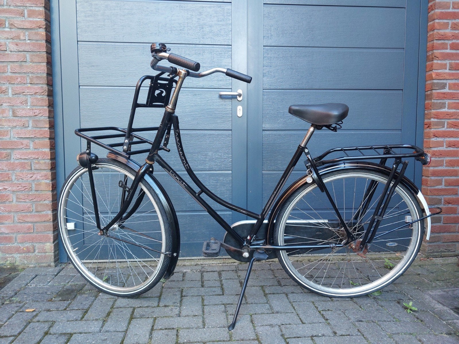 Damesfiets Transport Limit 28 inch zwart Framehoogte 56cm, Fietsen en Brommers, Ophalen, Terugtraprem, Transport Limit, 53 tot 56 cm