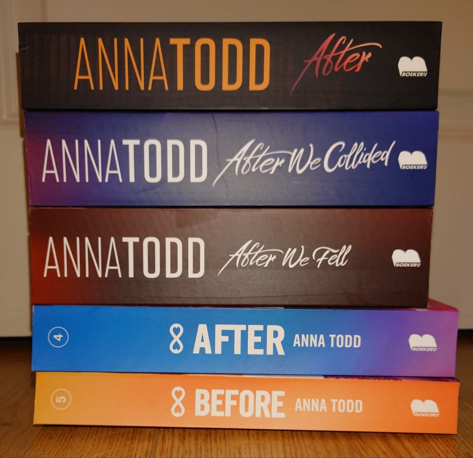 (NIEUW) BOEKEN VAN ANNA TODD "AFTER" DEEL 1 T/M 5, Boeken, Ophalen of Verzenden, Nieuw, Anna Todd