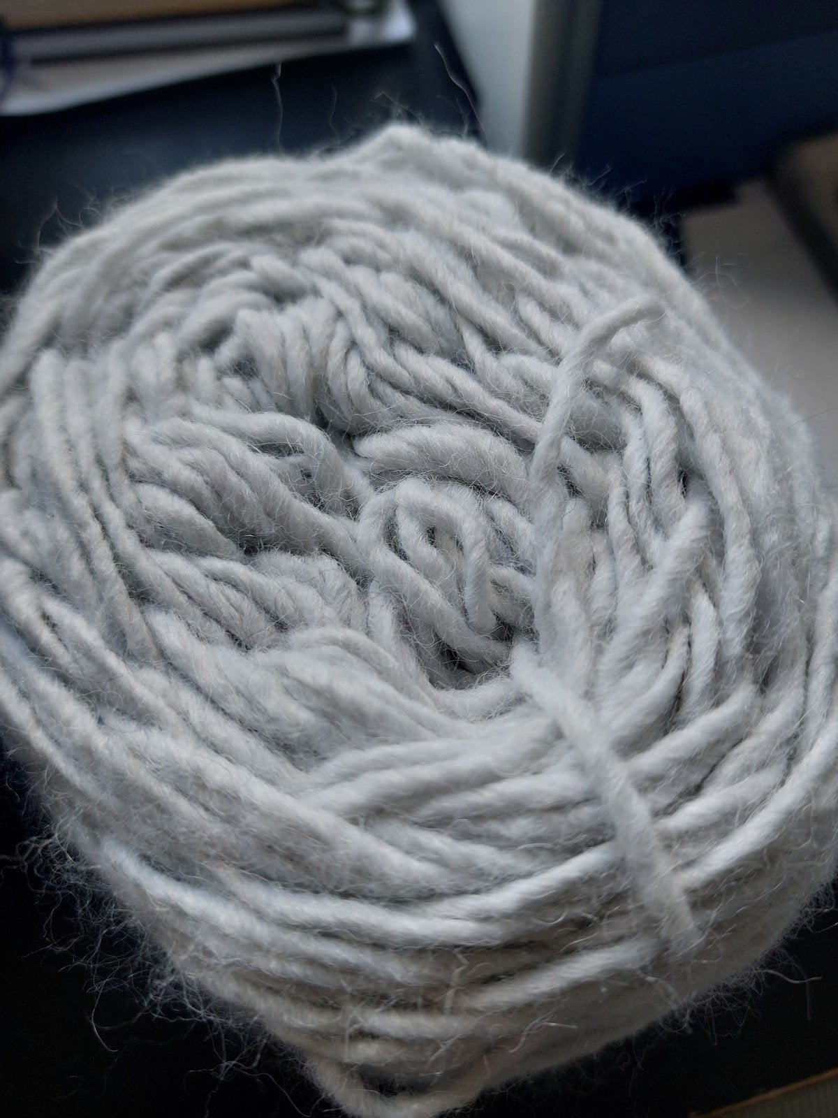 Alpaca-Merino-Acryl Garen - IJsblauw (200 gram), Verzenden, Zo goed als nieuw, Breien of Haken, Wol of Garen