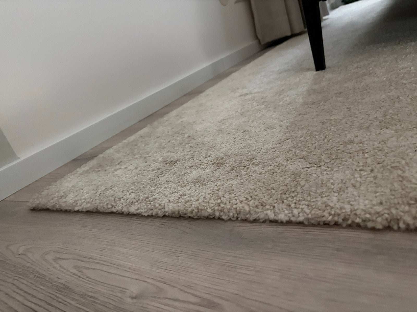 IKEA Stoense Vloerkleed Laagpolig Ecru 300x200 cm, Ophalen, Laagpolig, 200 cm of meer, Zo goed als nieuw