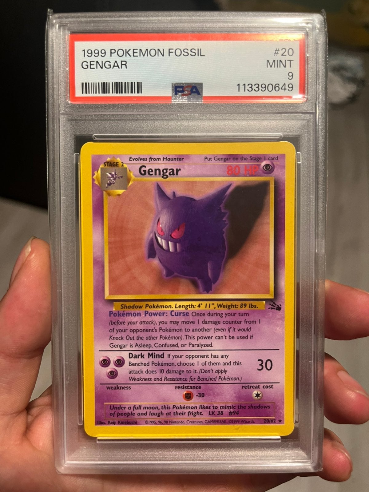 Gengar #20, Ophalen of Verzenden, Nieuw, Losse kaart