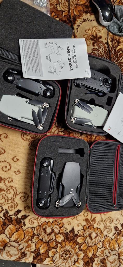 4K GPS Drone  en afstandsbediening, 250 tot 900 gram, 30 tot 45 minuten, Cameradrone, Overige merken