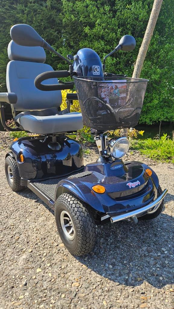 Mango Tiger4 scootmobiel, 17 km/h, in nieuwstaat!, Ophalen, Zo goed als nieuw, Elektrische rolstoel