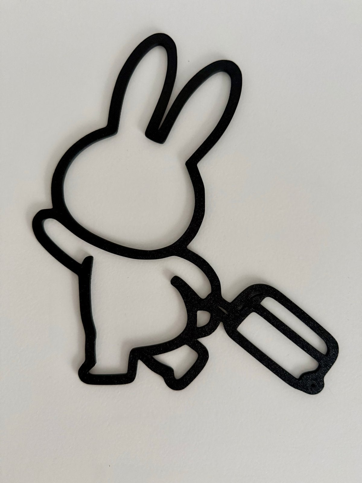 Nijntje/Miffy op reis met koffer wanddecoratie 20cm, Verzenden, Nieuw