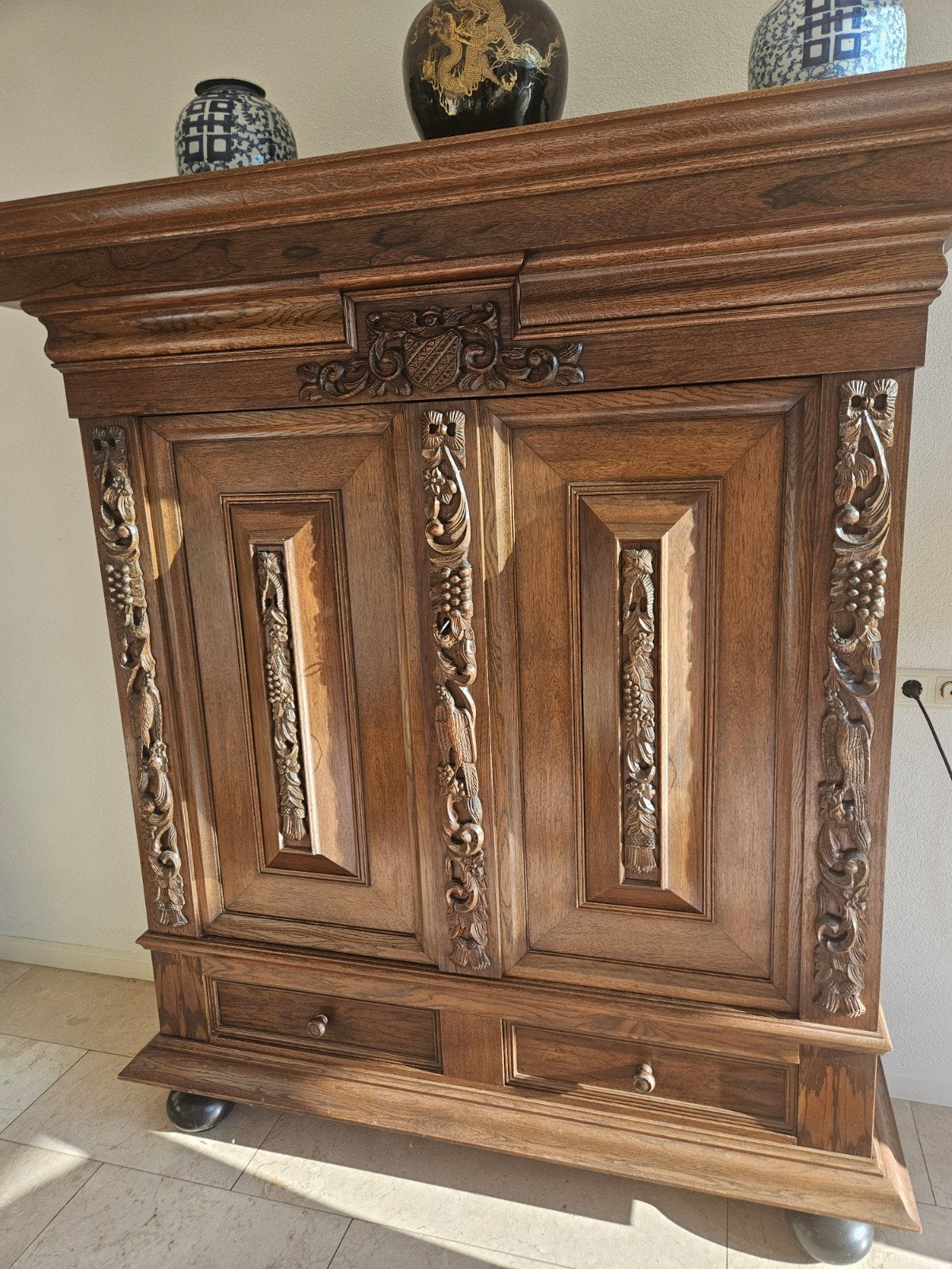 antieke kast groenlose, Ophalen of Verzenden