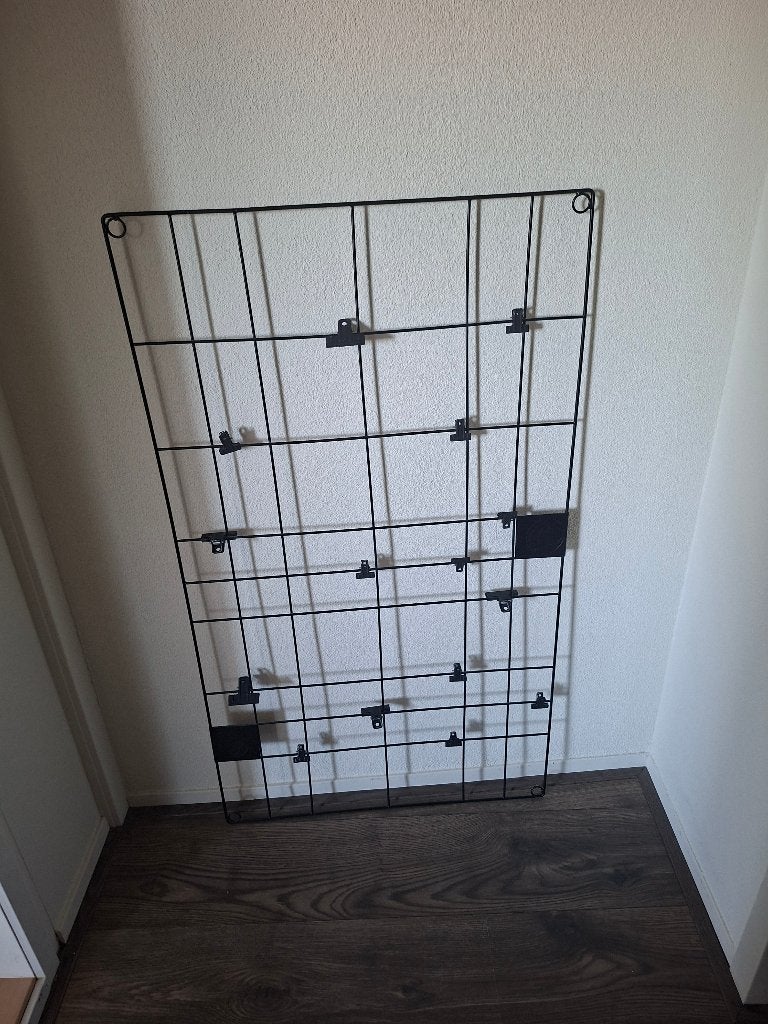 Wandrek voor foto's, Ophalen, Metaal, Industrieel, Wandhanger
