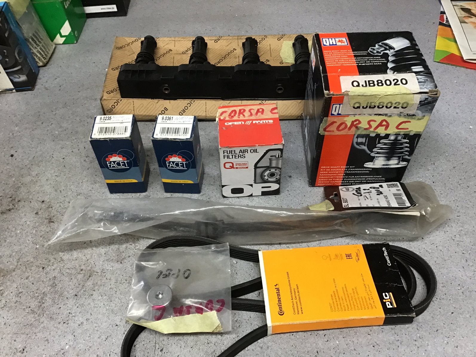 Opel Corsa C, Ophalen