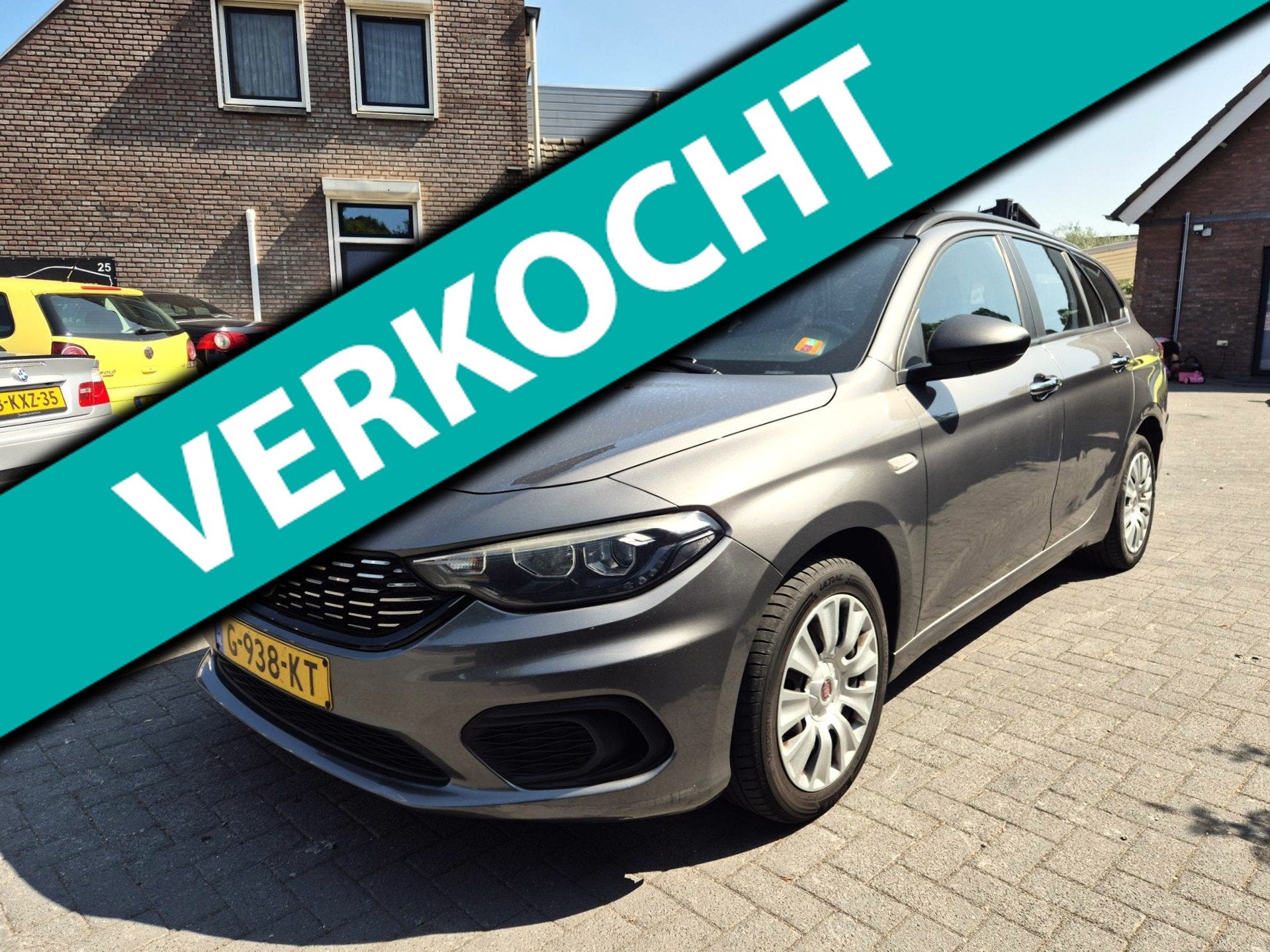 Fiat Tipo Stationwagon 1.4 T-Jet 16v S-Design Navigatie Airc, Auto's, Voorwielaandrijving, Stof, 4 cilinders, 49 €/maand