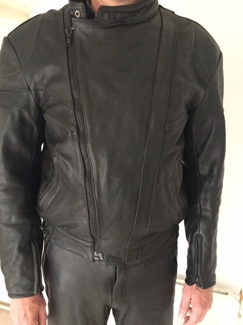 Leren motorpak, Motoren, Kleding | Motorkleding, MQP, Ophalen of Verzenden, Tweedehands, Heren
