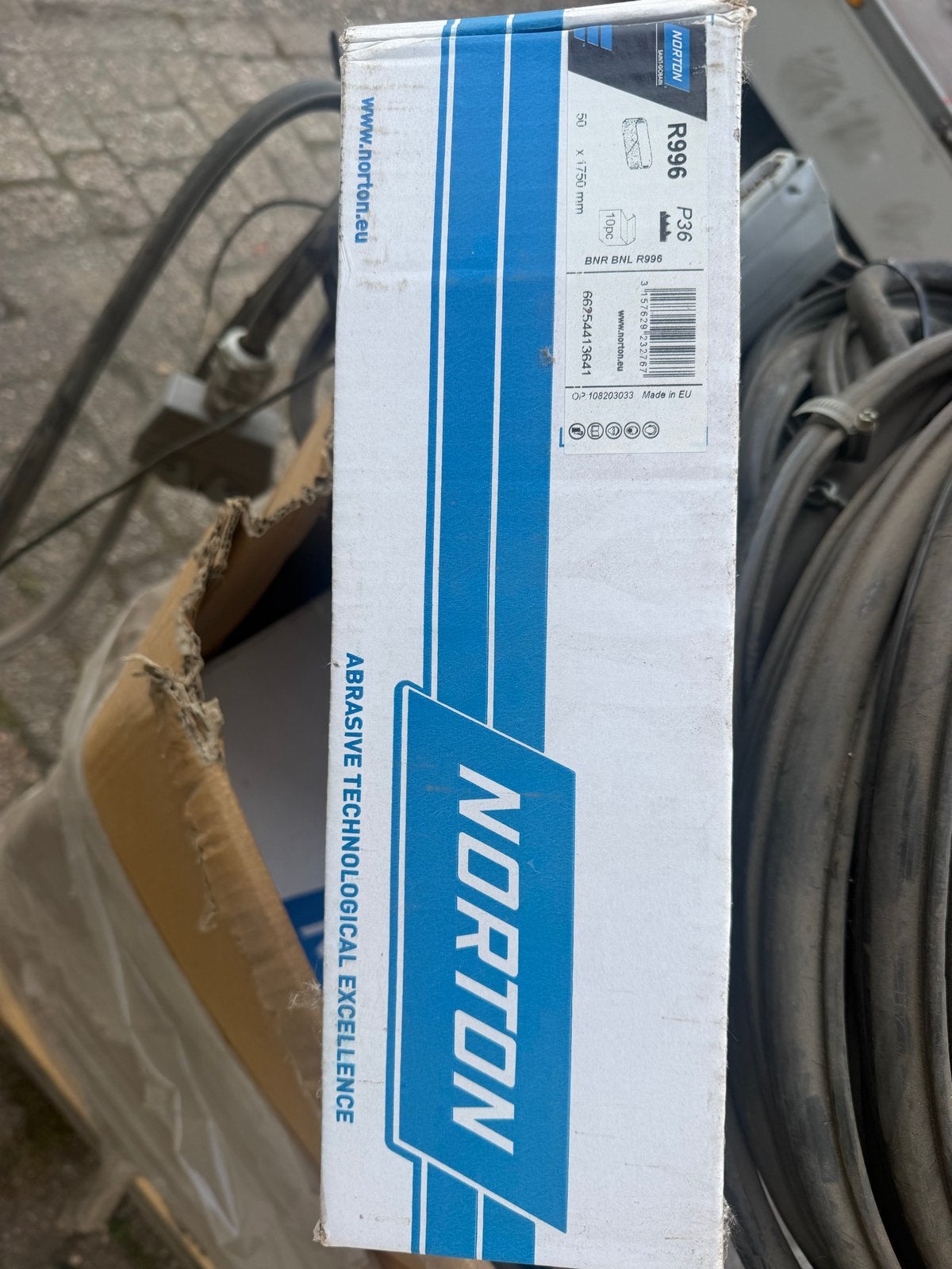 Norton R996 Schuurmachine Banden P36 - 50 x 1750 mm, Ophalen of Verzenden, Nieuw, Bandschuurmachine