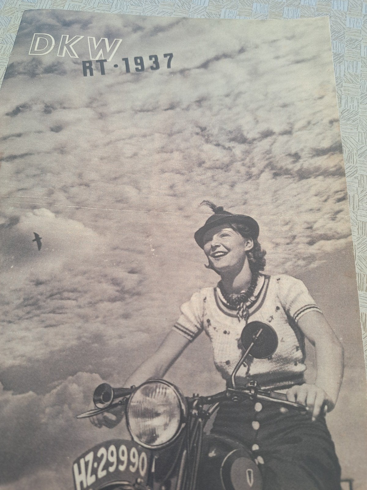 D.K.W.  RT. 98 cc  Brochure uit 1937., Ophalen of Verzenden, Overige merken