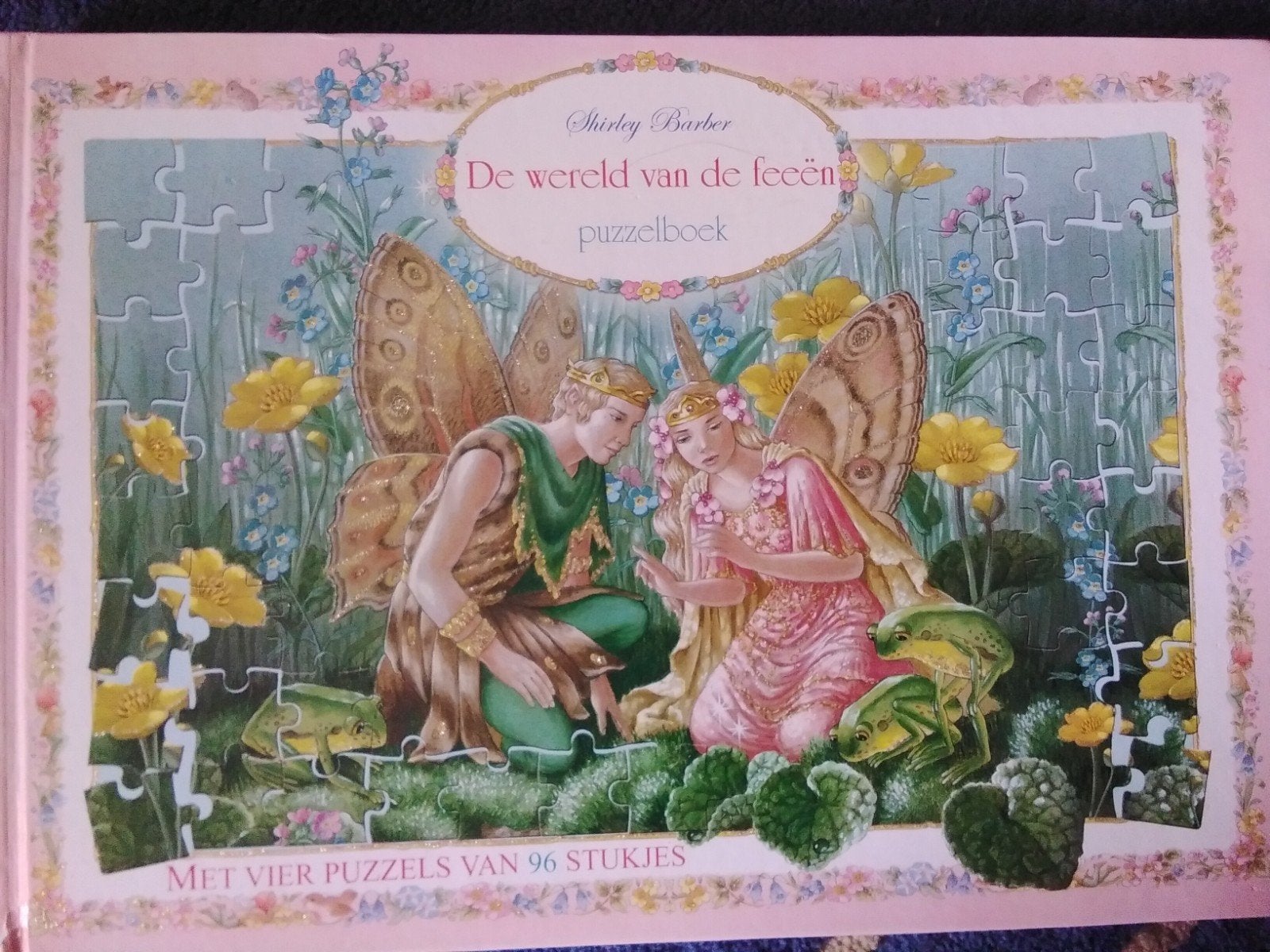 Shirley Barber - De wereld van de feeën puzzelboek, Ophalen of Verzenden, Meer dan 50 stukjes, Gebruikt, 6 jaar of ouder