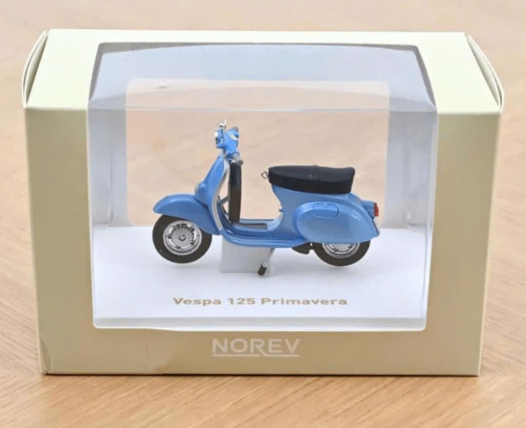 Vespa 125 Primavera '68 Blauw Met schaal 1:18 NOREV R 182100, Verzenden, Nieuw, Motor, Norev