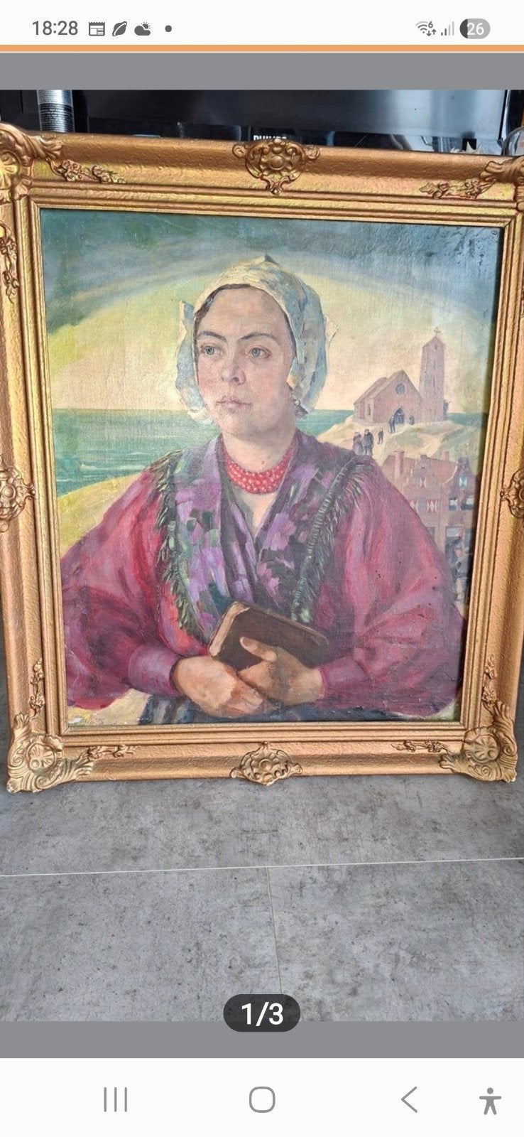 Schilderij Katwijk, Ophalen of Verzenden