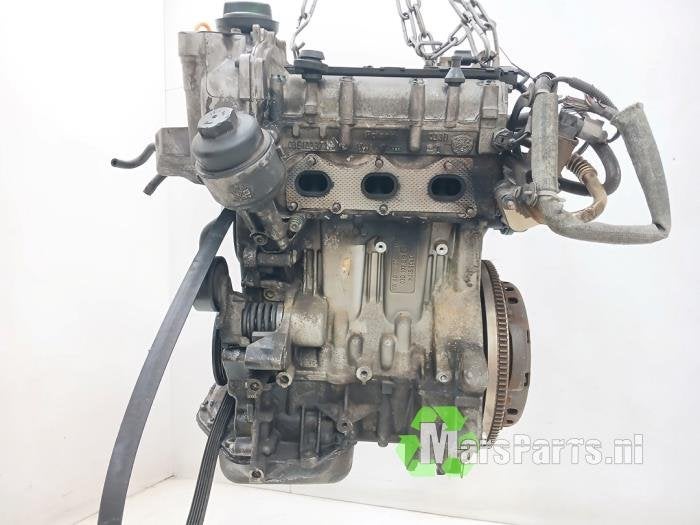 Motor van een Volkswagen Polo, Gebruikt, -, Volkswagen, -