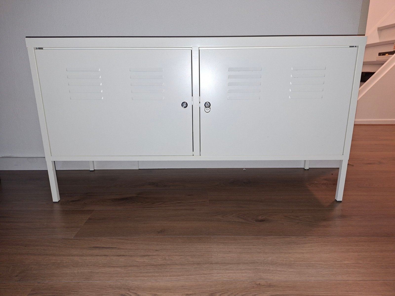 IKEA locker / opbergkast wit, Ophalen, Gebruikt
