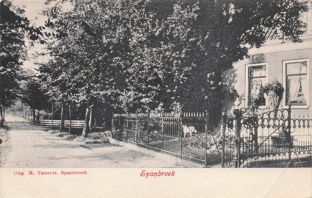 703-004-039 Spanbroek, Verzamelen, Ansichtkaarten | Nederland, Noord-Holland, Voor 1920, Verzenden