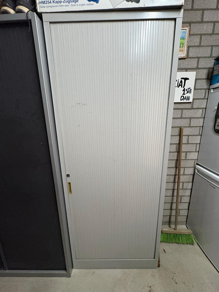 Archiefkast garagekast met roldeur en legplanken, Huis en Inrichting, Gebruikt, Metaal, 25 tot 50 cm, 50 tot 100 cm