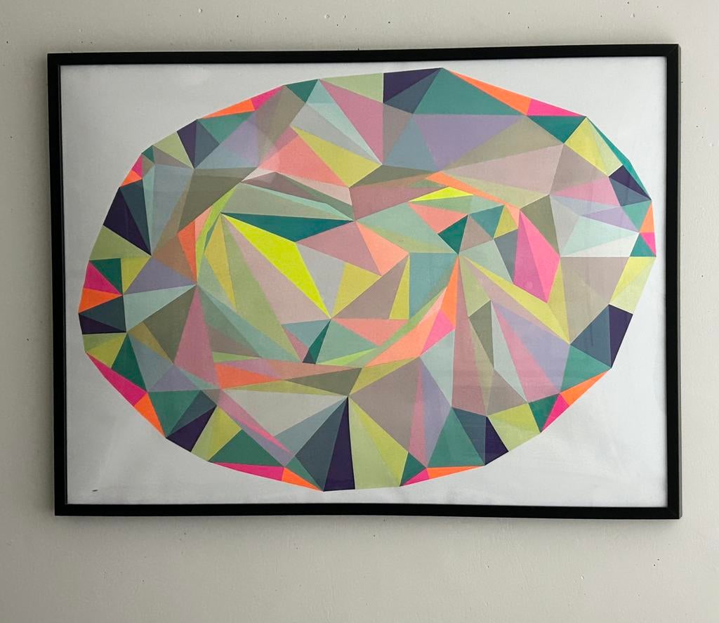 Ikea zwarte fotolijst Rödalm met poster 70 x 100 cm, Huis en Inrichting, Woonaccessoires | Lijsten, Ophalen, Overige materialen