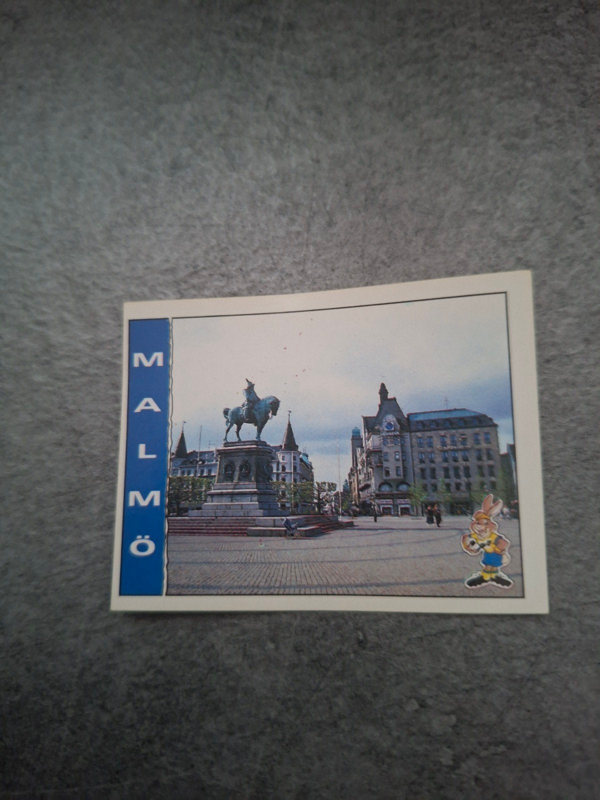 Panini sticker Euro 92 Zweden. Speelstad EK Malmo., Ophalen of Verzenden, Zo goed als nieuw, Sticker