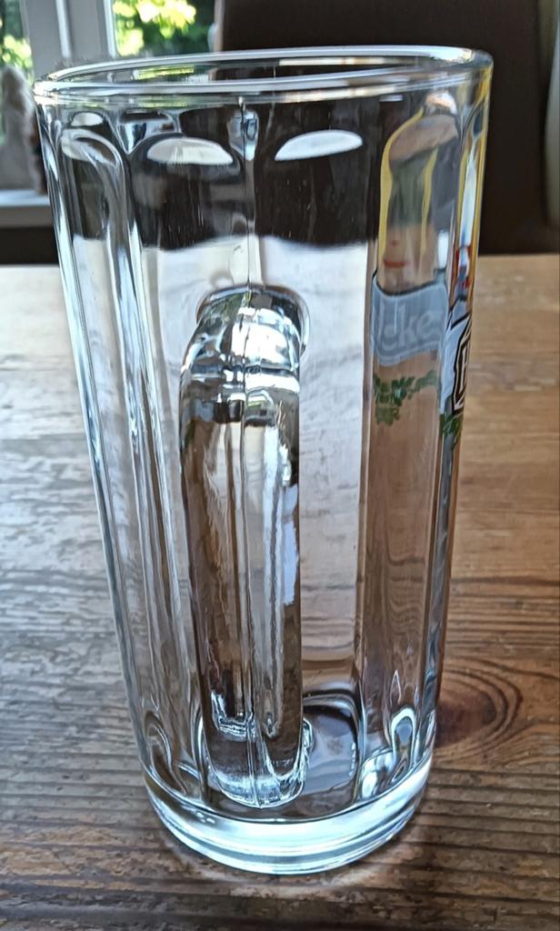50cl Heineken bierpul met een dikke bodem 8€ per stuk, Ophalen of Verzenden, Zo goed als nieuw, Pul(len), Heineken