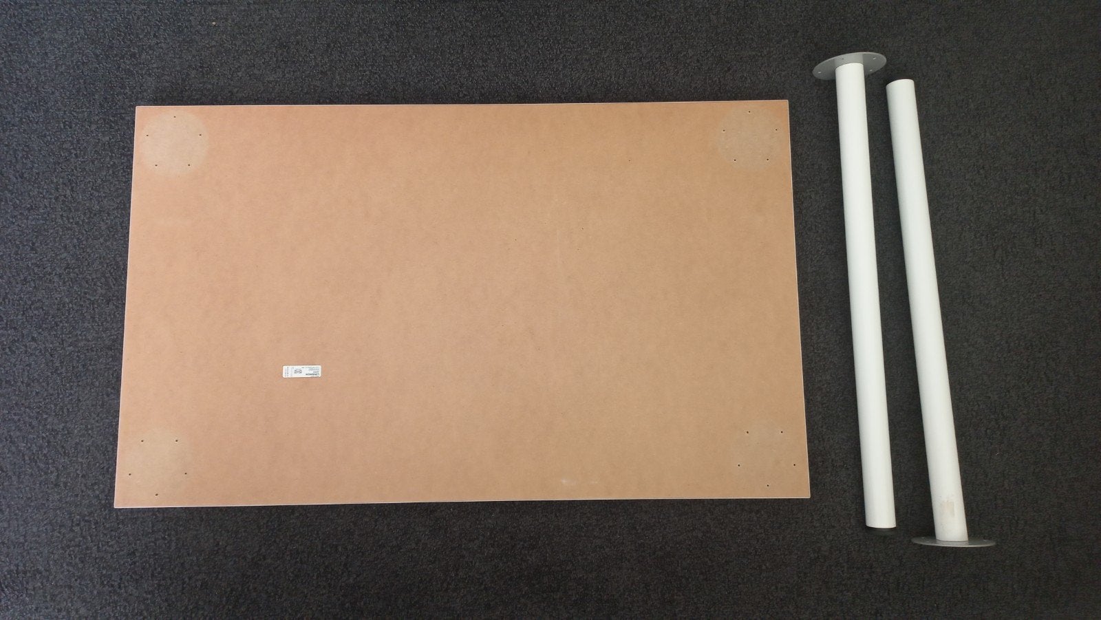 IKEA Linnmon tafelblad 60x100cm met 2 Adils poten, Ophalen, Gebruikt, Scandinavisch, IKEA