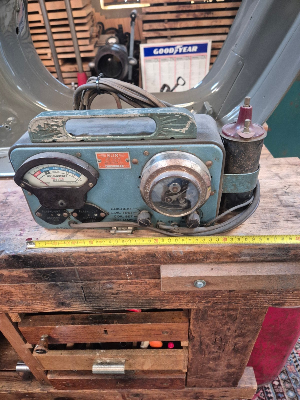 Sun tester usa testkast amerikaanse vintage, Ophalen, Gebruikt