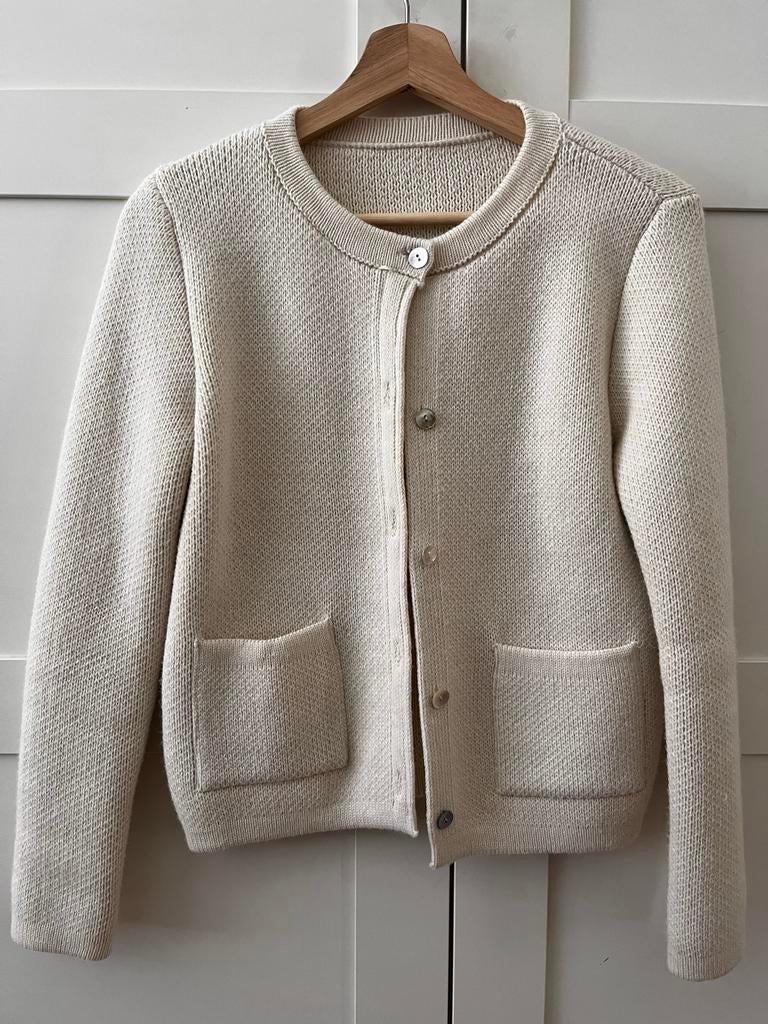 Crèmekleurig Cardigan - Comfortabel en Stijlvol, Ophalen of Verzenden, Zo goed als nieuw, Maat 38/40 (M), Beige