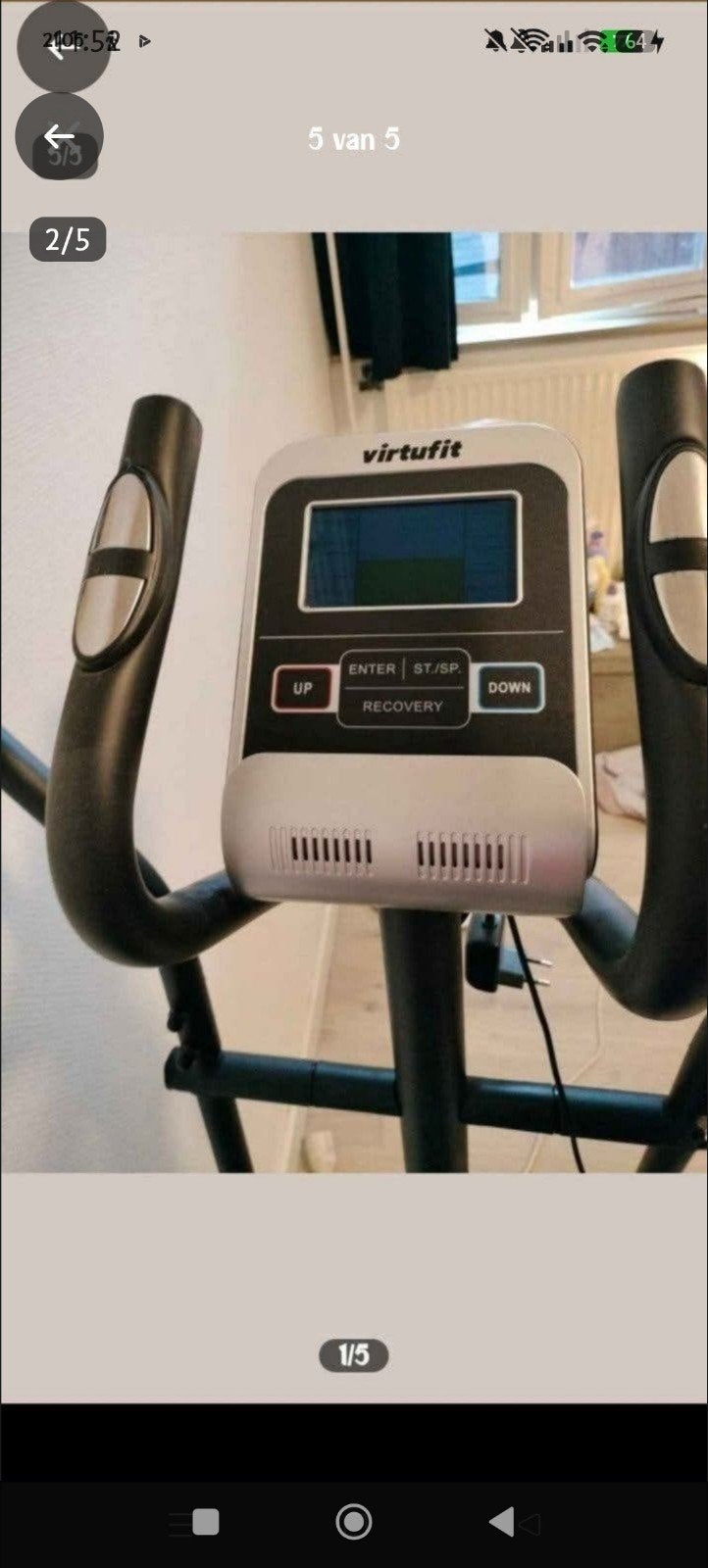 VirtuFit CTR 1.2i Crosstrainer - Zo goed als nieuw, Ophalen, Zo goed als nieuw, Armen, Crosstrainer